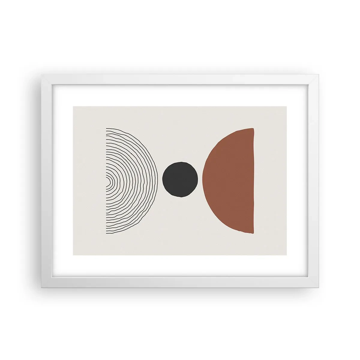 Poster în ramă albă - În centrul atenției - 40x30 cm