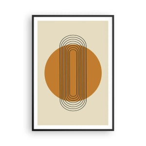 Poster în ramă neagră - Planul perfect - 70x100 cm