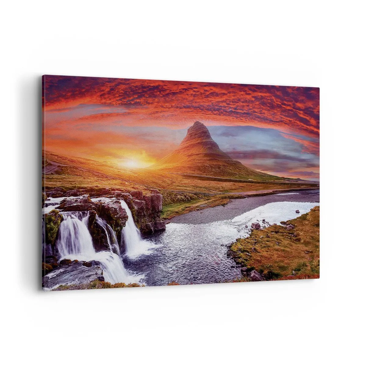 Tablou pe pânză - Imaginea Pământului de Mijloc - 120x80 cm