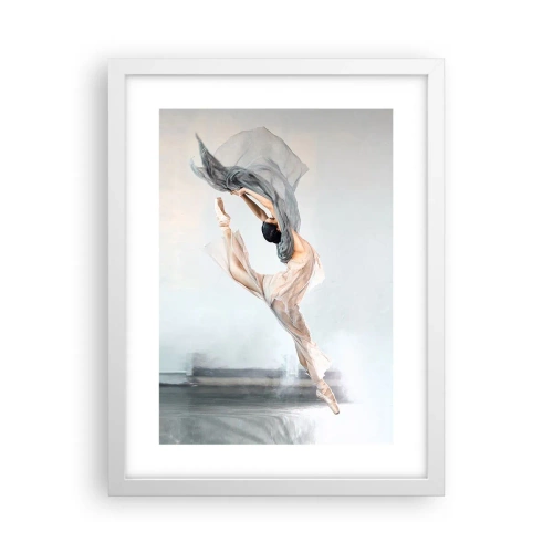 Poster în ramă albă - În exaltare de dans - 30x40 cm