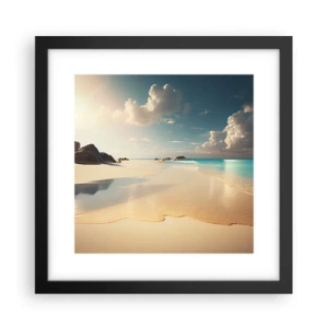 Poster în ramă neagră - O zi de vis - 30x30 cm