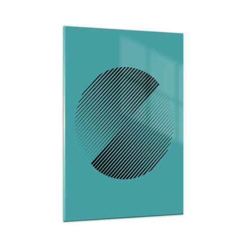 Tablou pe sticlă - Cercul - o variație geometrică - 80x120 cm