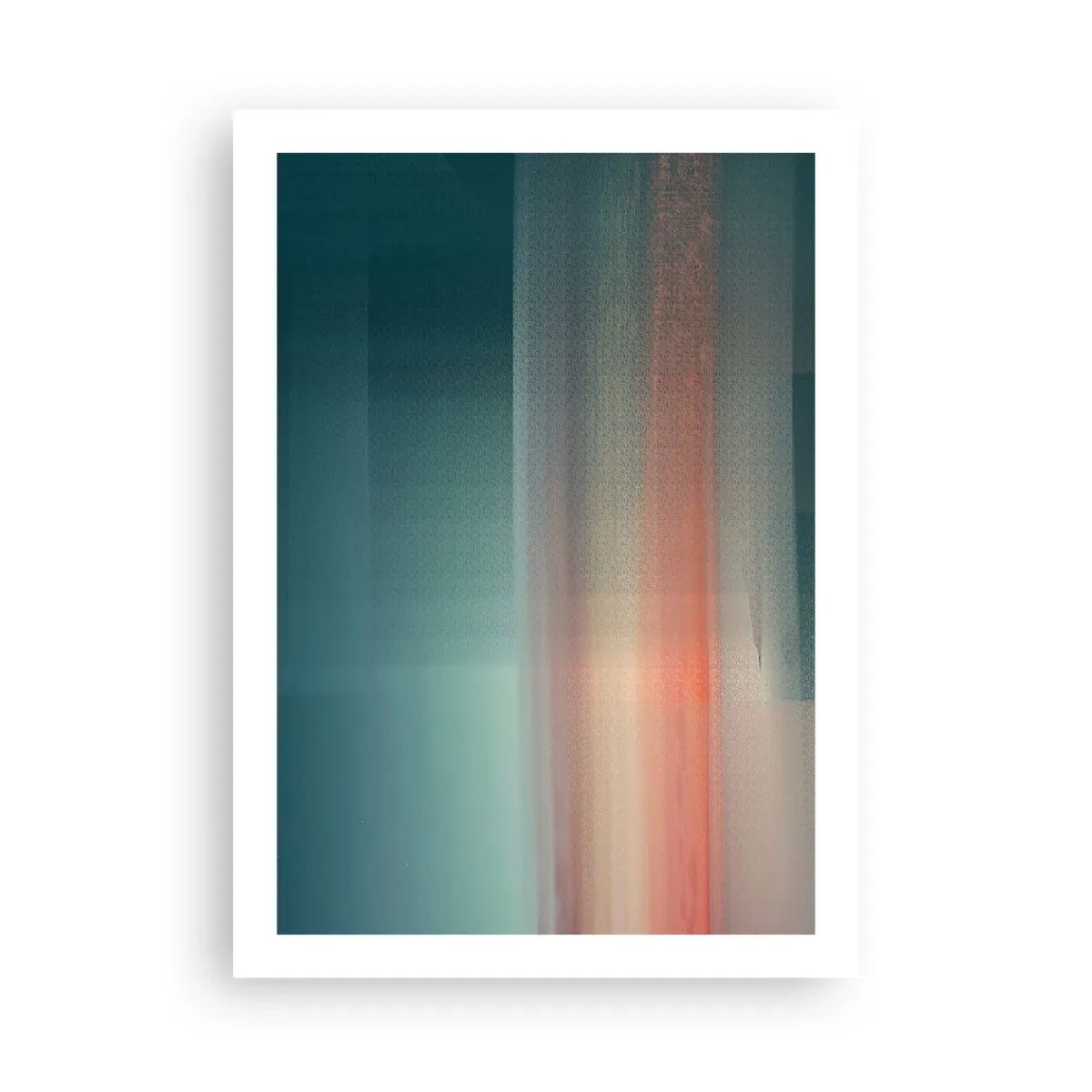 Poster - Abstracție: unde de lumină - 50x70 cm