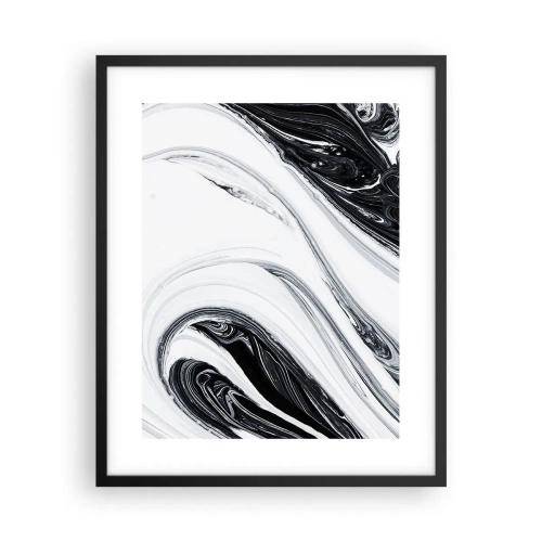 Poster în ramă neagră - Combinație de contrarii - 40x50 cm