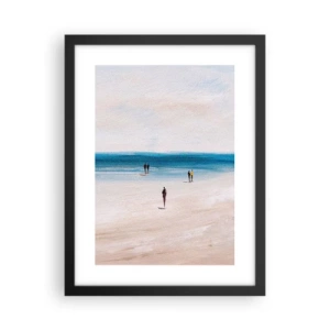 Poster în ramă neagră - Nevoia naturală - 30x40 cm