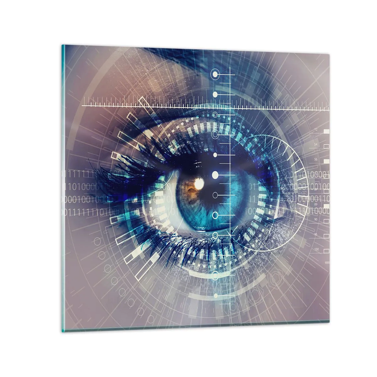 Tablou pe sticlă - Crezi că mă cunoști - 40x40 cm