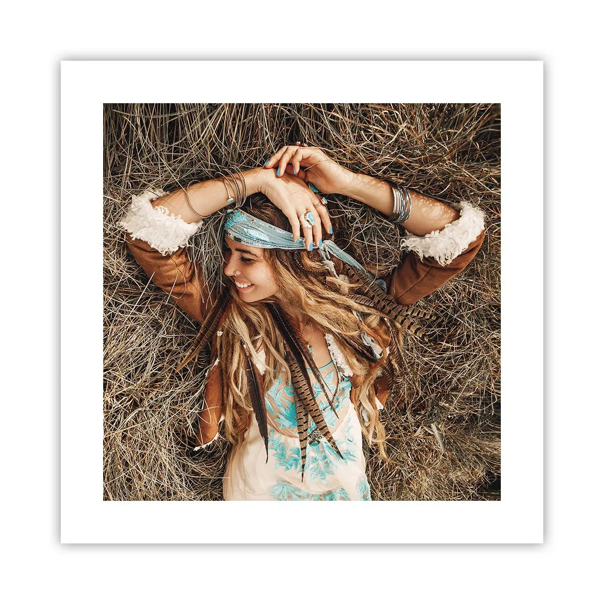 Poster - În drum spre vara iubirii - 40x40 cm