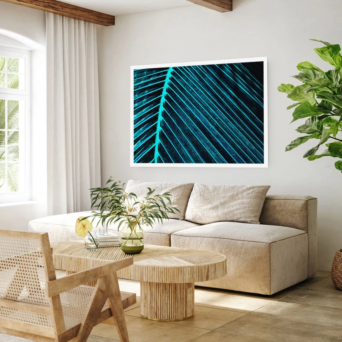 Poster - Textura verdelui - 91x61 cm