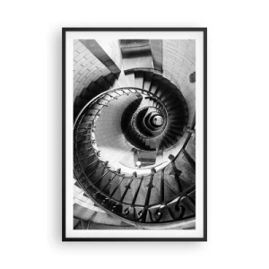 Poster în ramă neagră - Din ce în ce mai sus - 61x91 cm