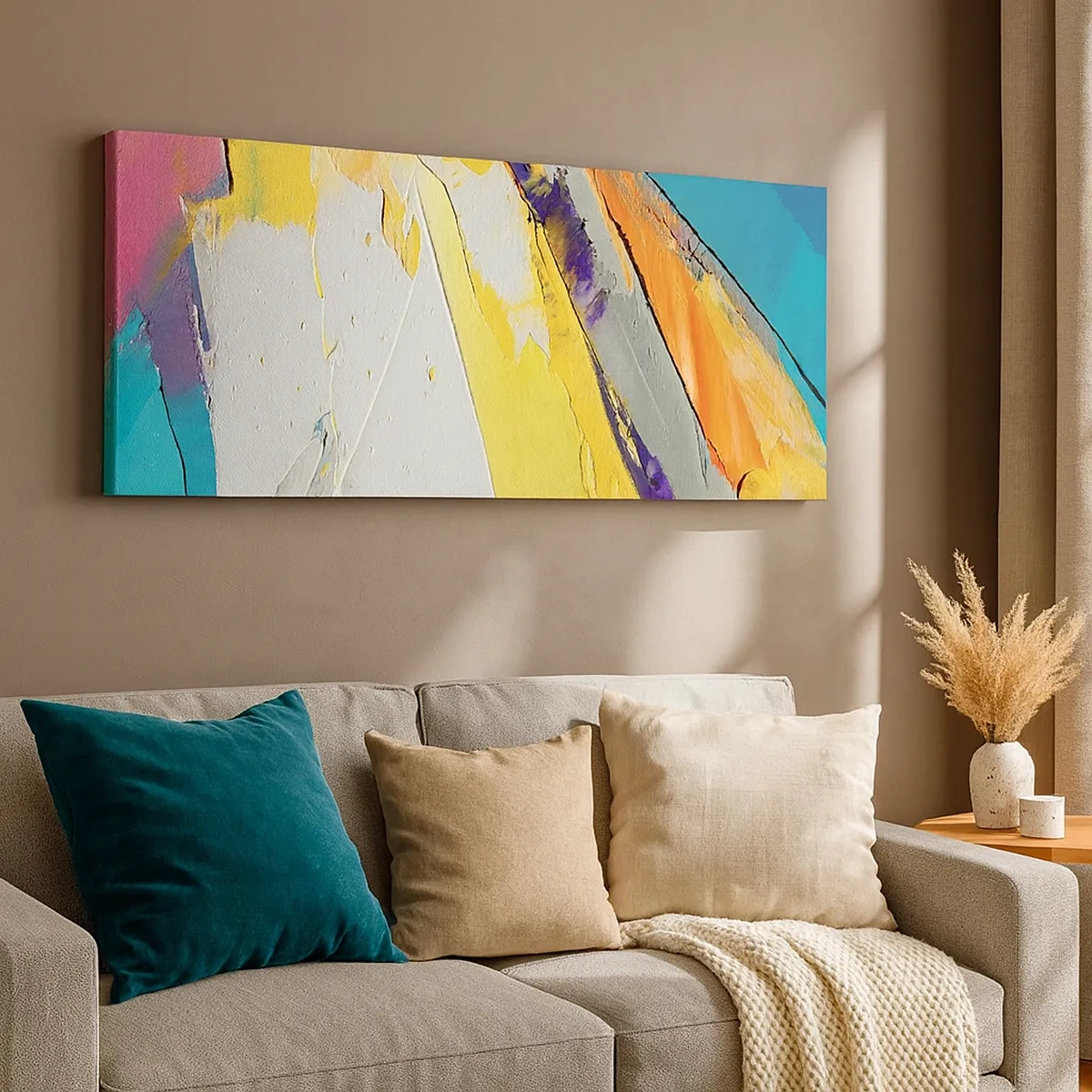 Tablou pe pânză - Anatomia luminii - 30x30 cm