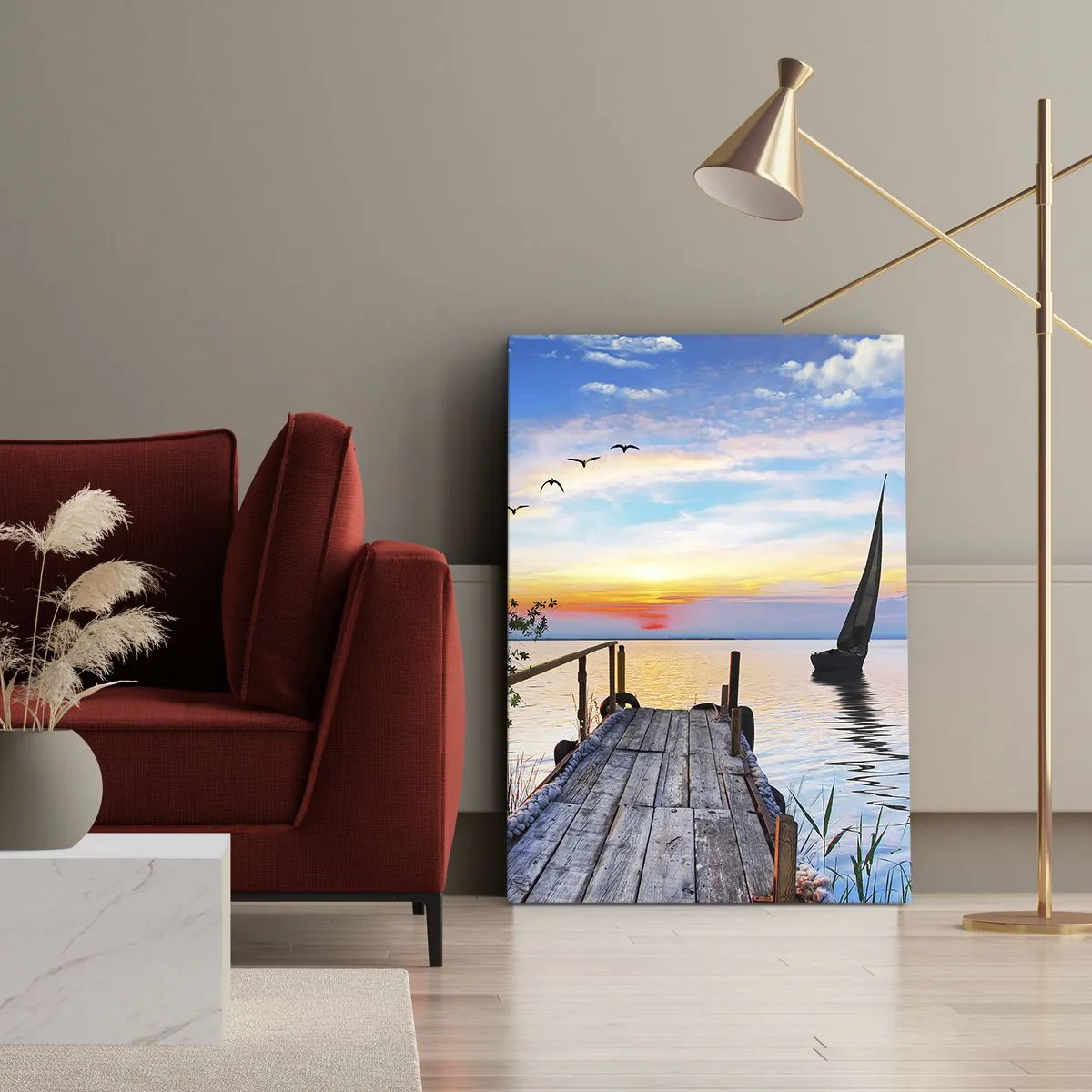 Tablou pe pânză - Bună seara - 50x70 cm