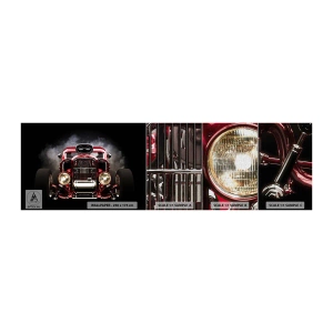 Mostră tapet Premium Canvas - Rapid și furios de frumos - Automobile, Mașină, Sport - 100x30 cm