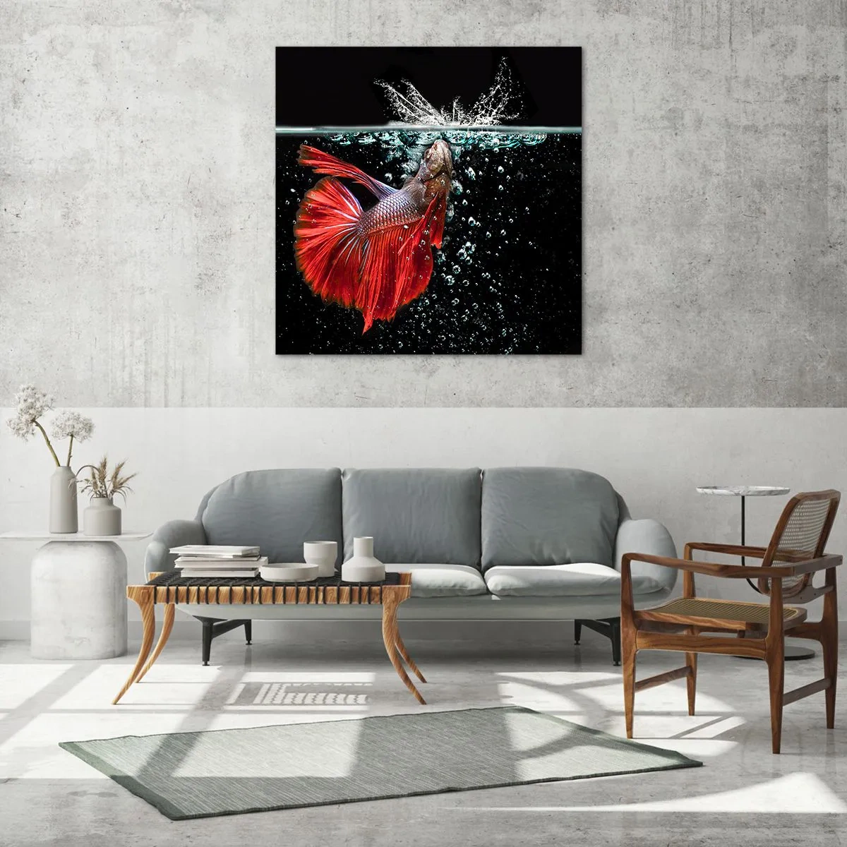 Tablou pe sticlă - Aveți trei dorințe - 70x70 cm