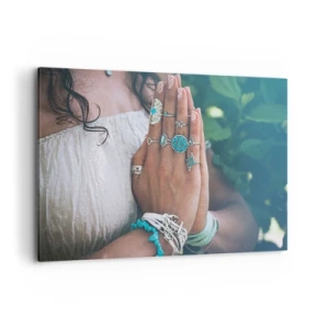 Tablou pe pânză - Bine ați venit în centrul ființei - 120x80 cm