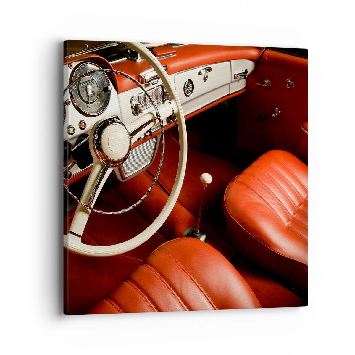 Tablou pe pânză - Lux în stil vintage - 40x40 cm
