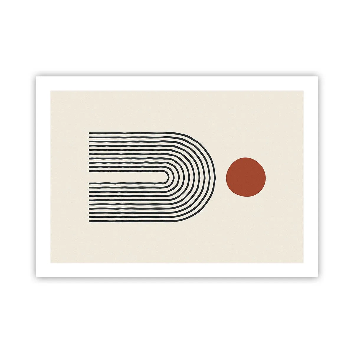 Poster - Magnetismul formelor și al culorilor - 70x50 cm