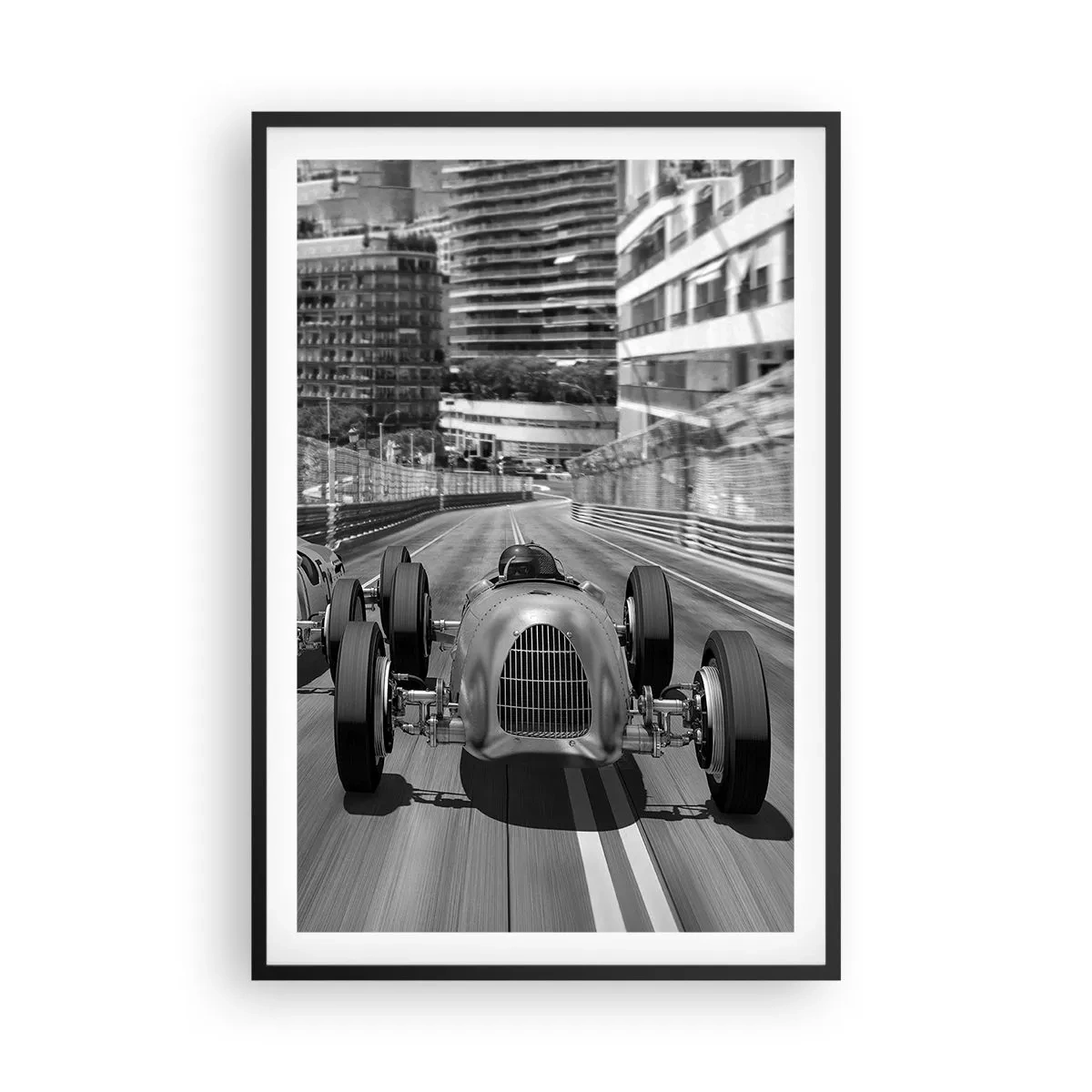 Poster în ramă neagră - A fost odată ca niciodată în Monte Carlo - 61x91 cm