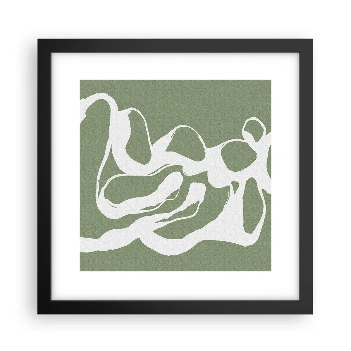 Poster în ramă neagră - Chemarea spațiului - 30x30 cm