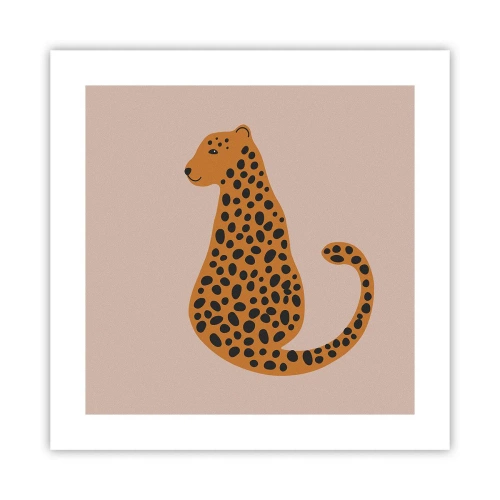 Poster - Modelul leopard este tot timpul la modă - 40x40 cm
