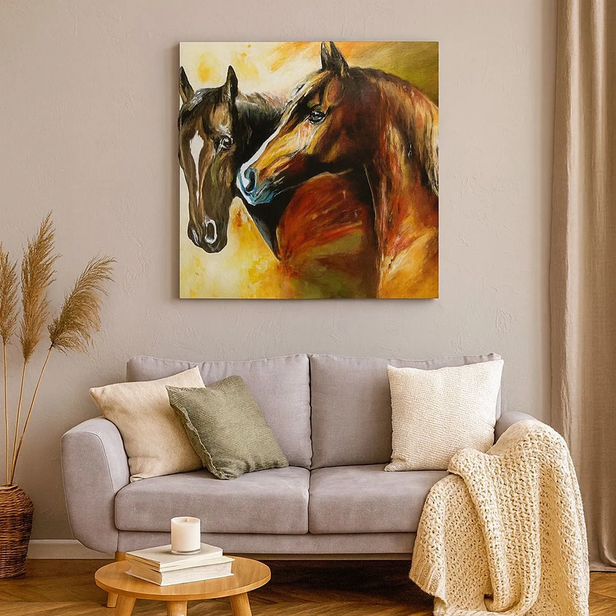 Tablou pe pânză - De două ori mai fermecător - 30x30 cm