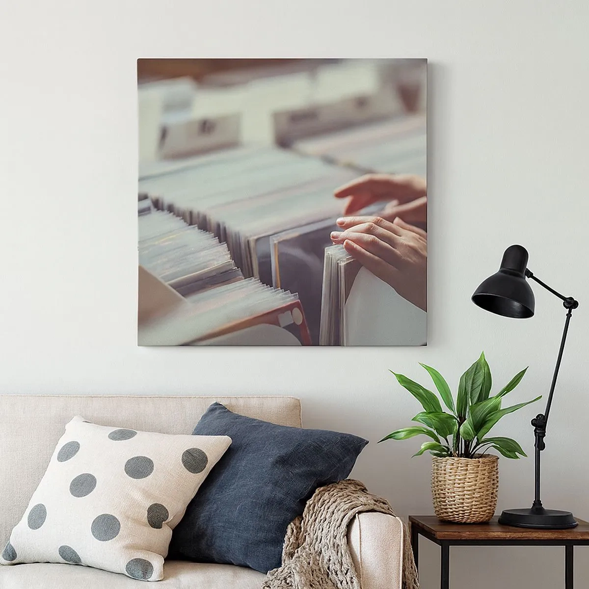 Tablou pe pânză - În căutarea emoției - 30x30 cm