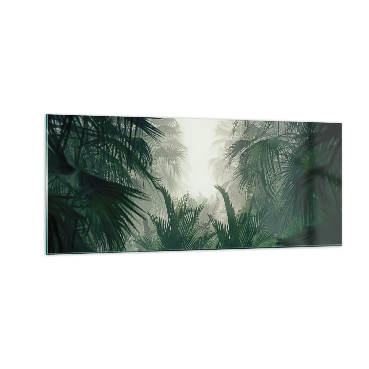 Tablou pe sticlă - Mister tropical - 100x40 cm