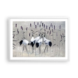 Poster în ramă albă - Printre ai tăi - 70x50 cm