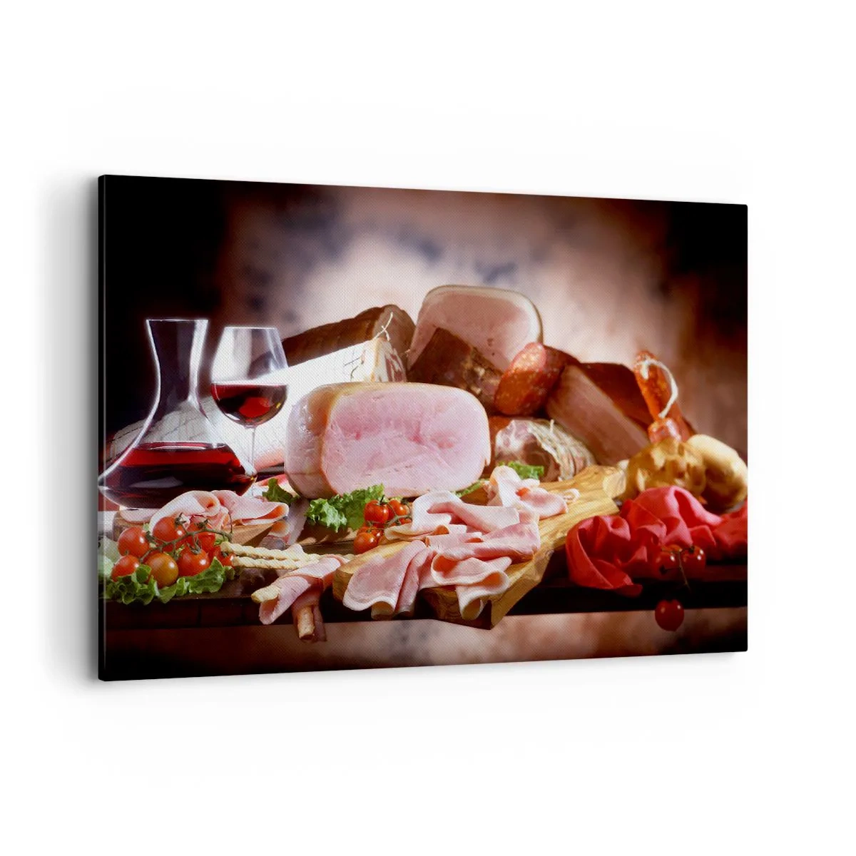 Tablou pe pânză - Un vis culinar cu o carafă - 120x80 cm
