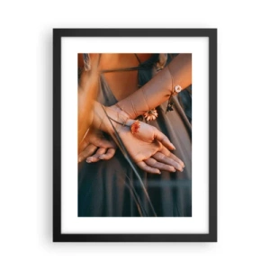 Poster în ramă neagră - Legată de natură - 30x40 cm