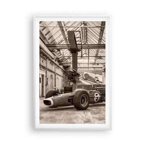 Poster în ramă albă - Odihna învingătorului - 61x91 cm