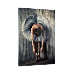 Tablou pe sticlă - Când muzica se oprește - 50x70 cm