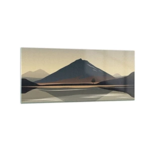 Tablou pe sticlă - În oglindă - 120x50 cm