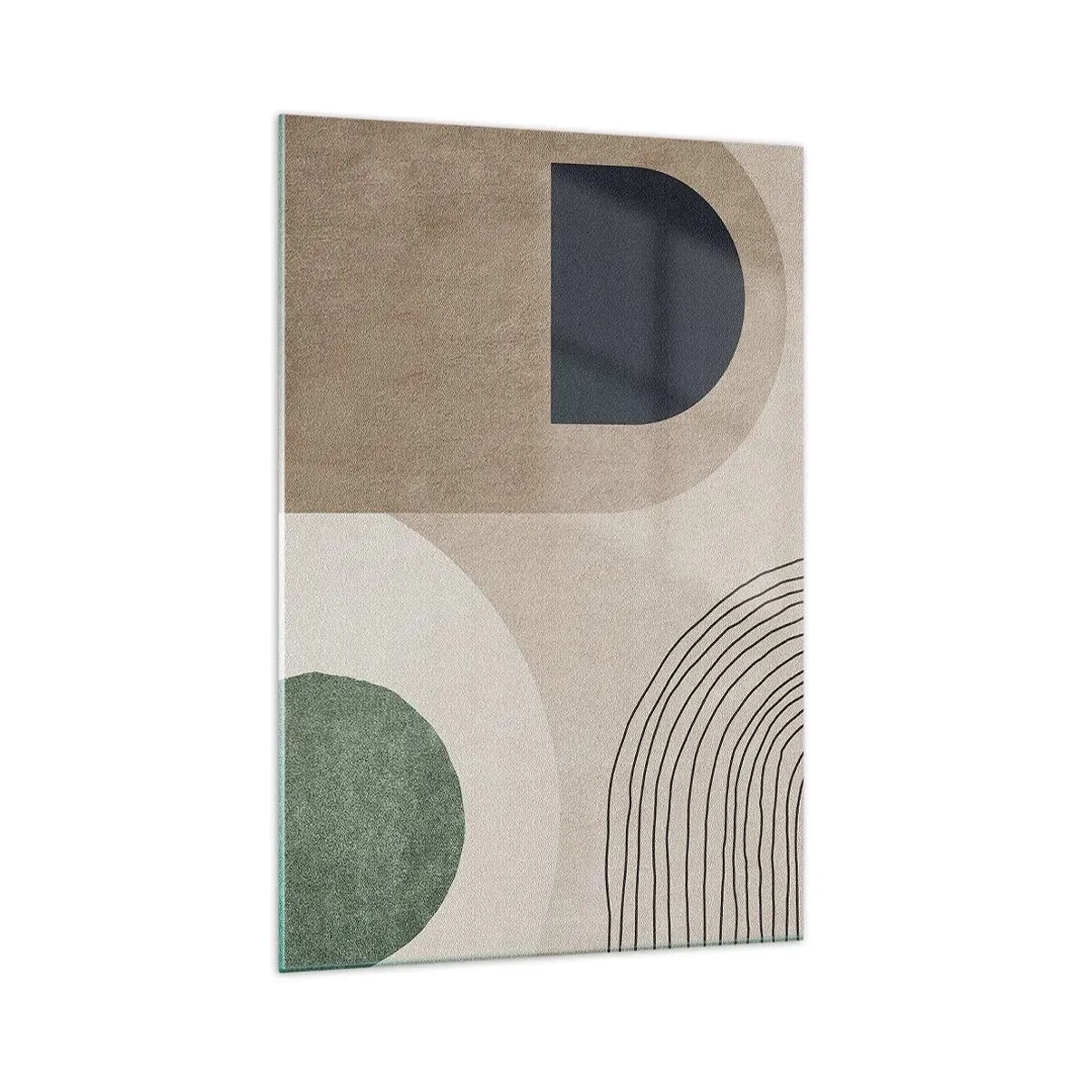 Tablou pe sticlă - Blândețea ovalului - 70x100 cm