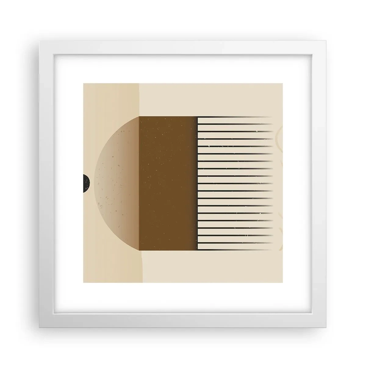 Poster în ramă albă - Stări diferite - 30x30 cm