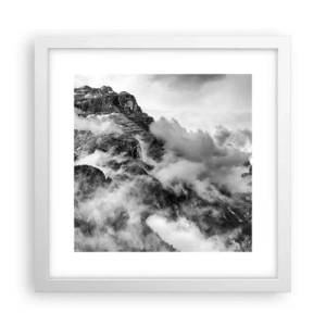 Poster în ramă albă - Frumoase și crude - 30x30 cm
