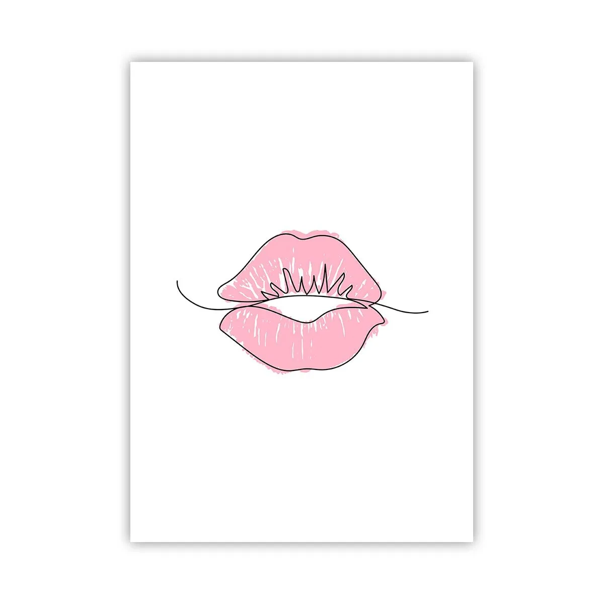 Poster - Vrei un sărut? - 50x70 cm