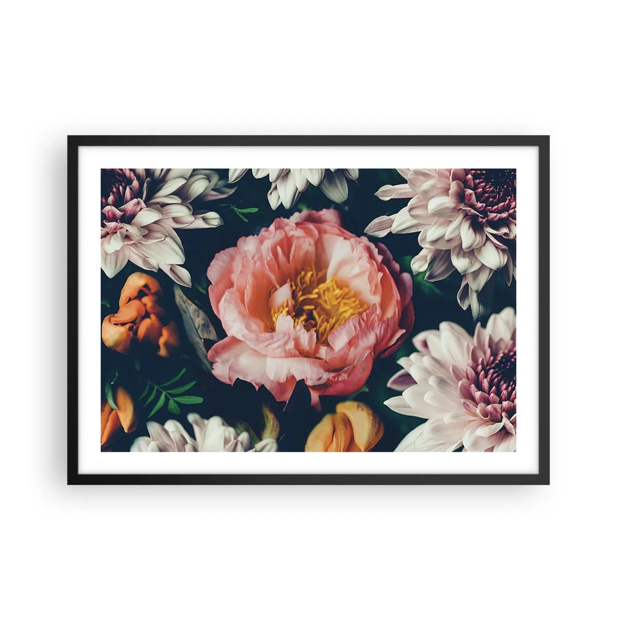 Poster în ramă neagră - Cu splendoare barocă - 70x50 cm