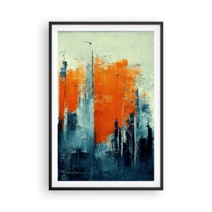 Poster în ramă neagră - Peisaj modern - 61x91 cm