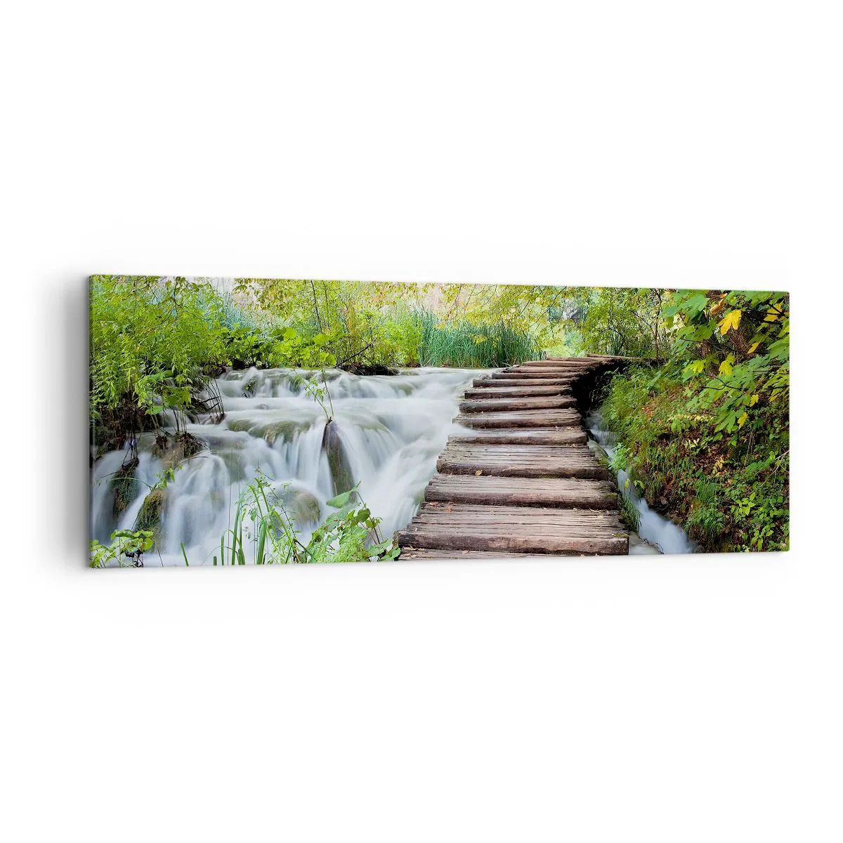 Tablou pe pânză - Nu este deloc o apă liniștită - 140x50 cm