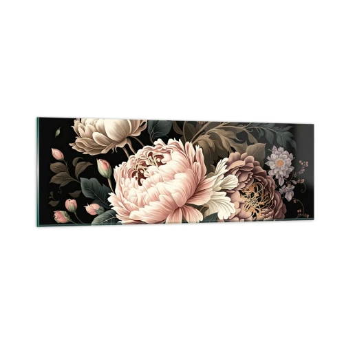 Tablou pe sticlă - În stil baroc - 90x30 cm
