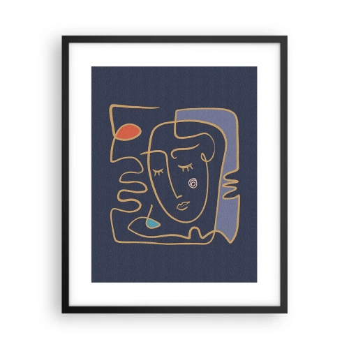 Poster în ramă neagră - În reverie - 40x50 cm