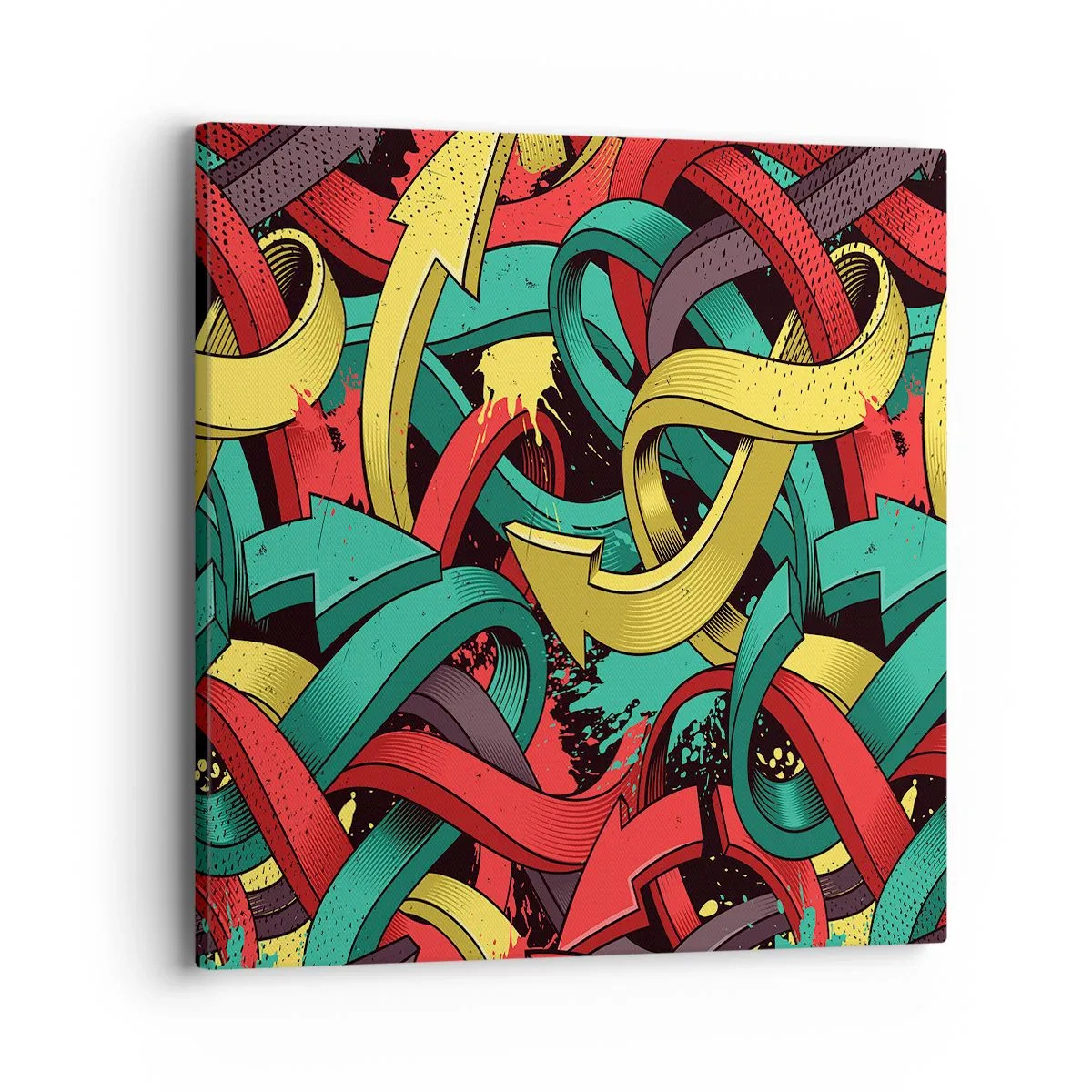 Tablou pe pânză - Pe unde să mergem? - 40x40 cm