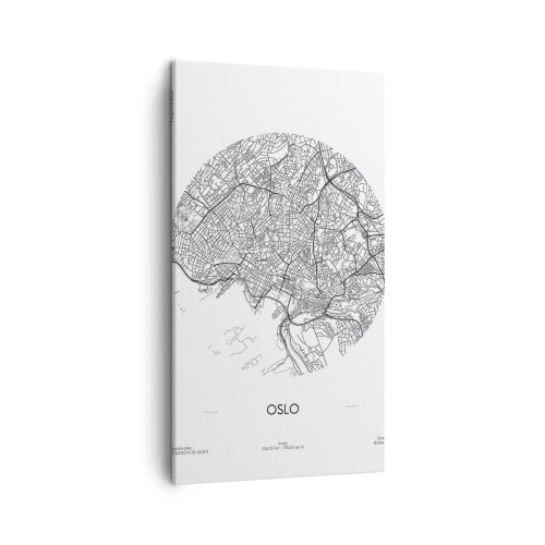 Tablou pe pânză - Anatomia Oslo - 45x80 cm