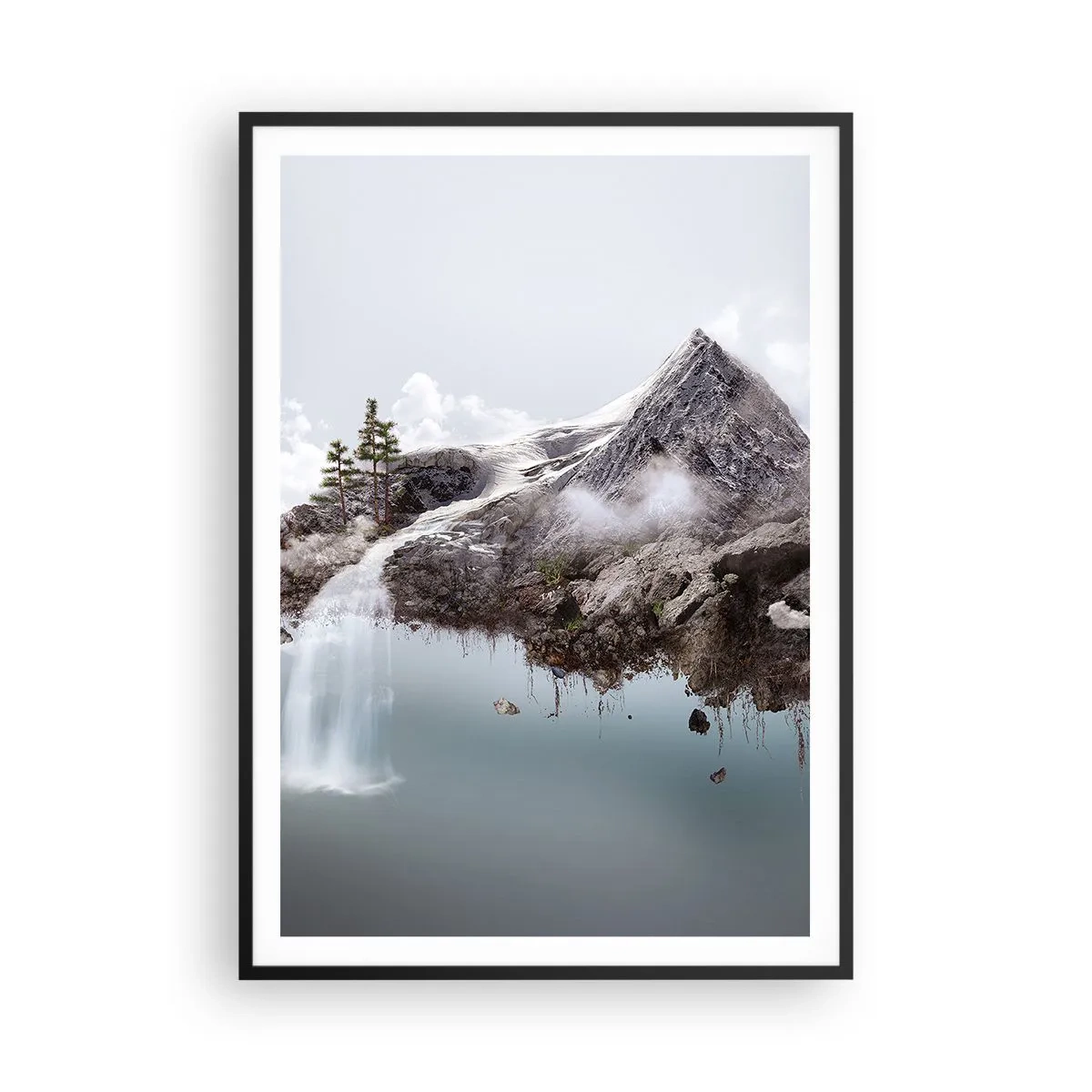 Poster în ramă neagră - Prin ochii unui suprarealist - 70x100 cm