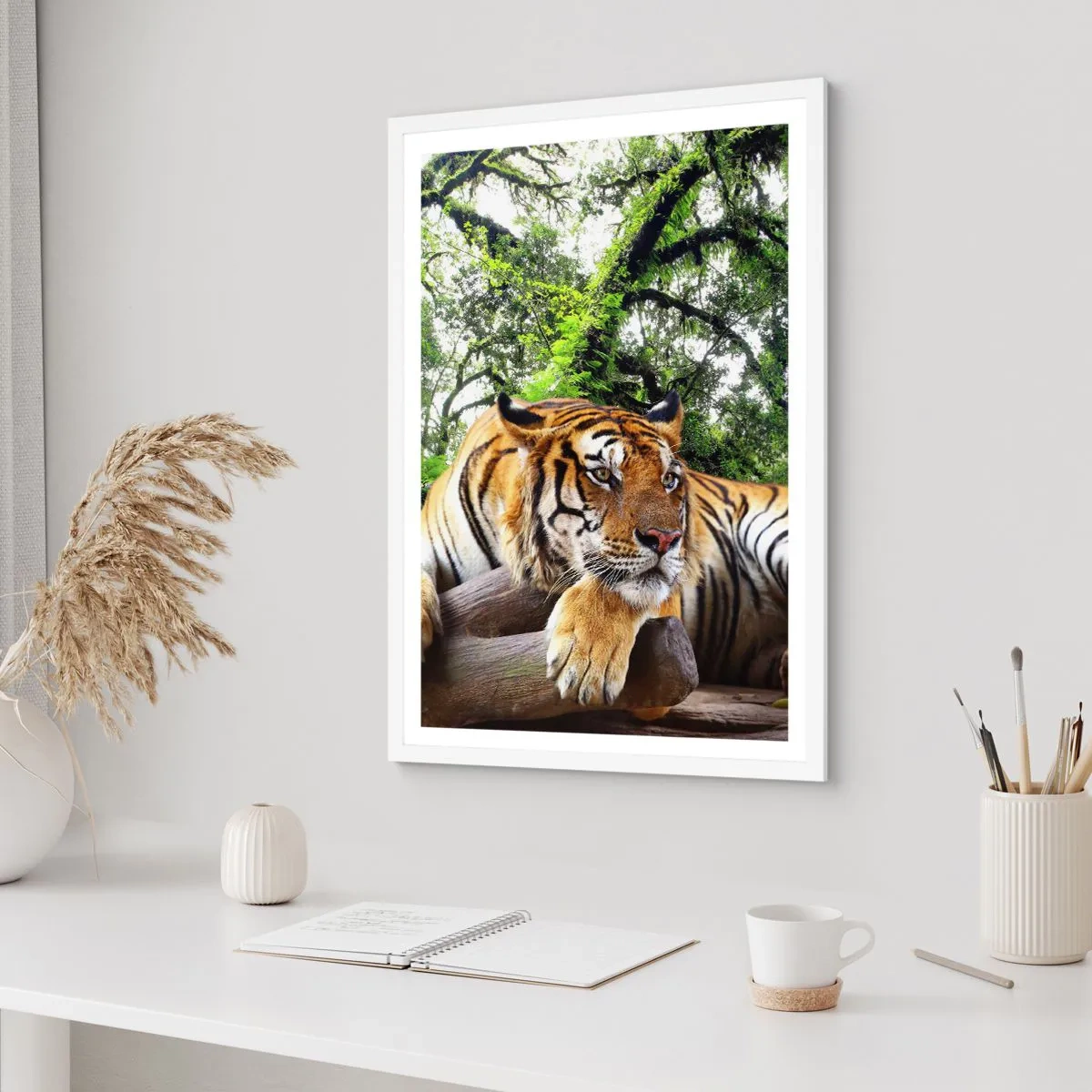 Poster în ramă albă - Cu respect - 50x70 cm