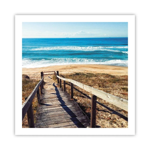 Poster - Aleargă! - 60x60 cm