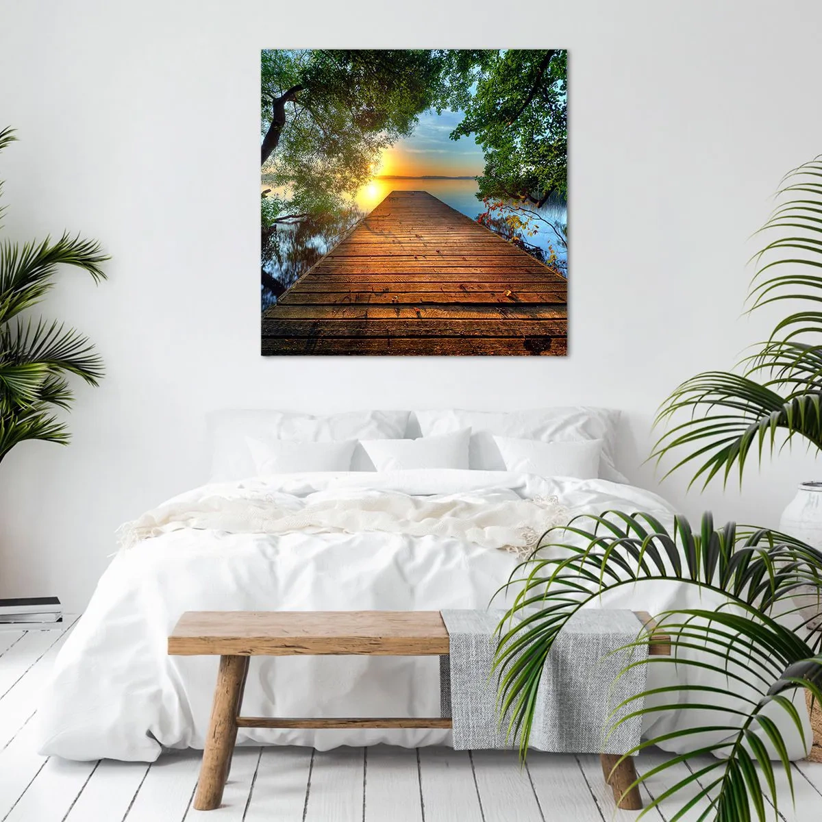 Tablou pe pânză - Nu te grăbi, stai jos - 50x50 cm