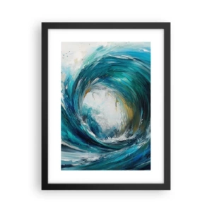 Poster în ramă neagră - Portal maritim - 30x40 cm