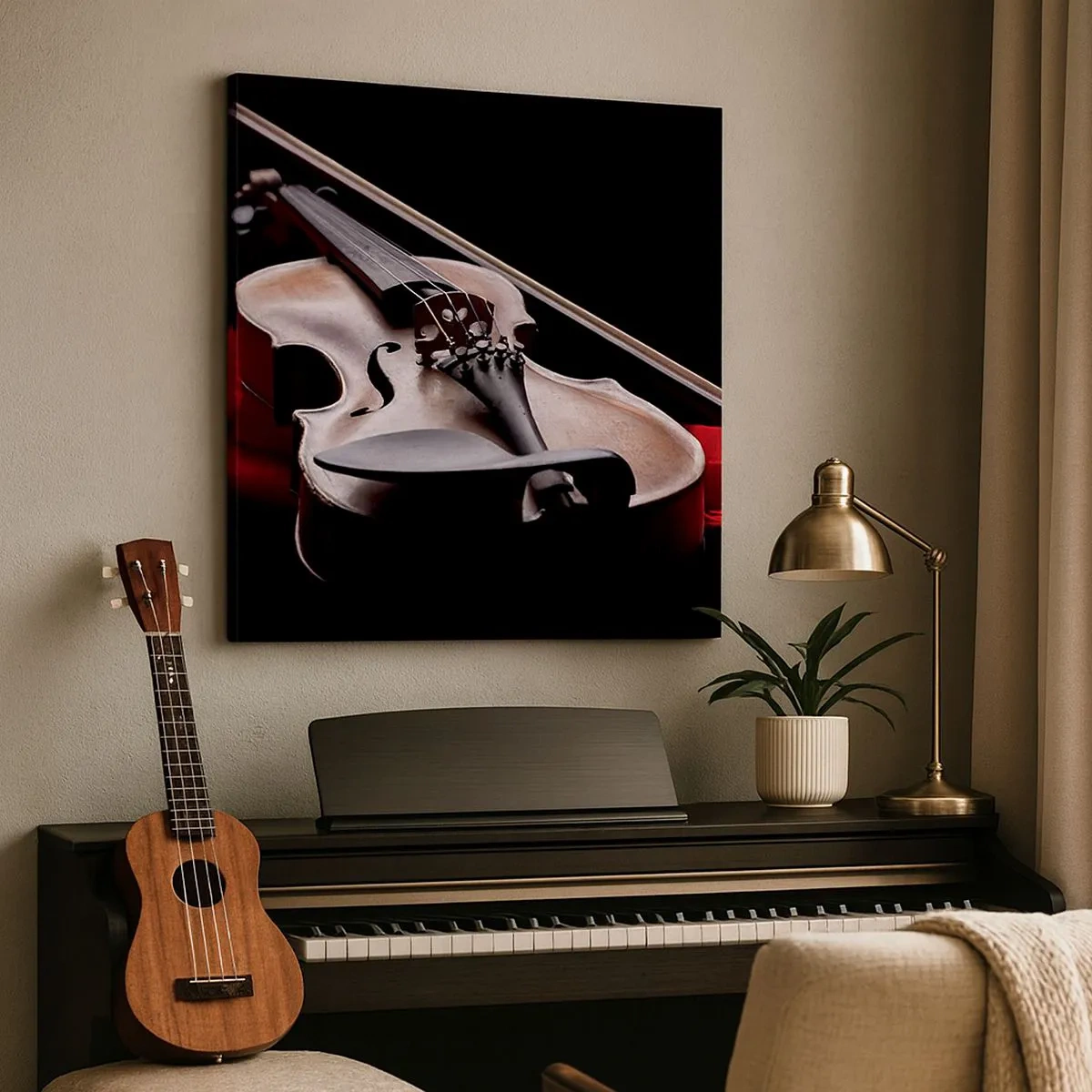 Tablou pe pânză - Muzica sentimentelor - 30x30 cm
