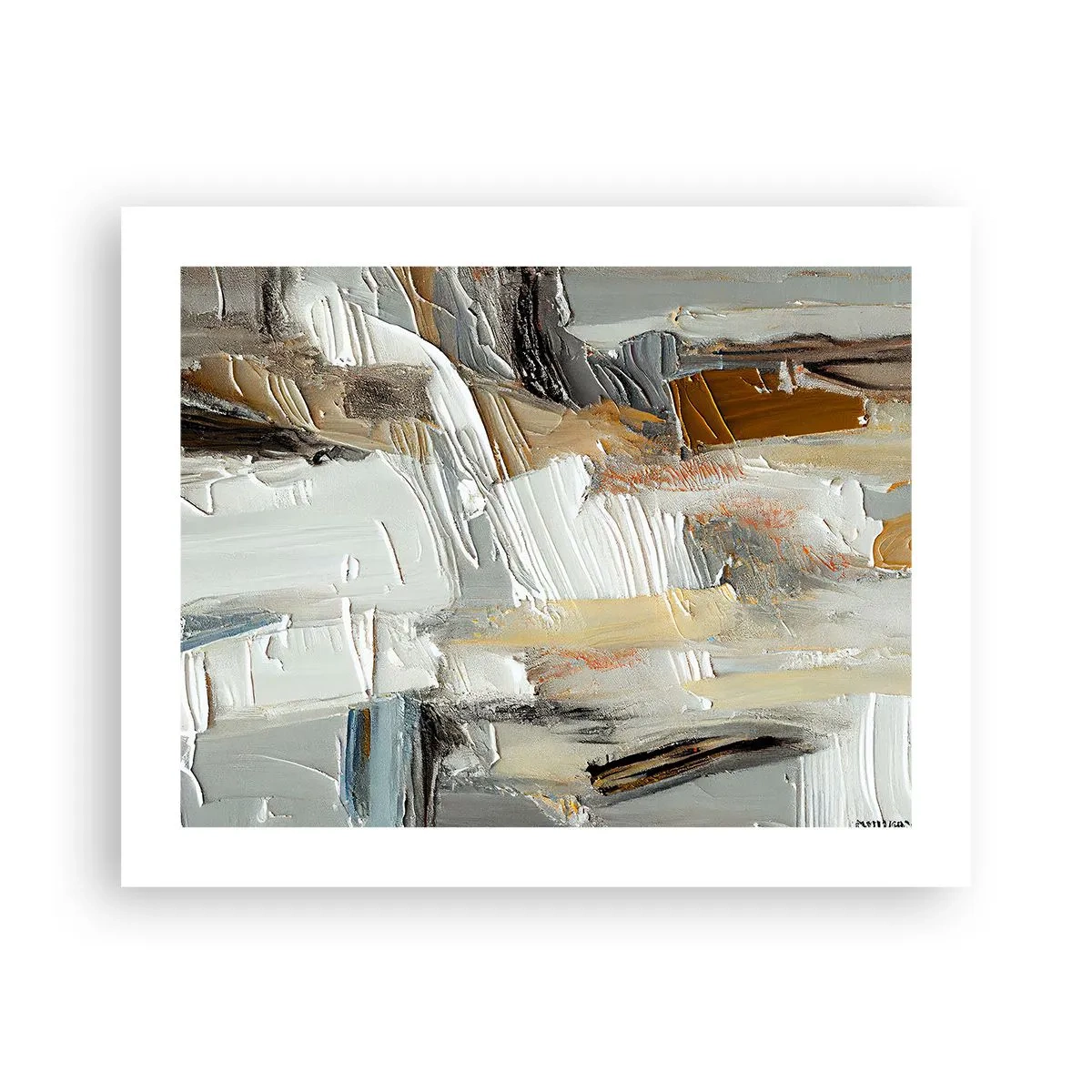 Poster - Stratificare colorată - 50x40 cm